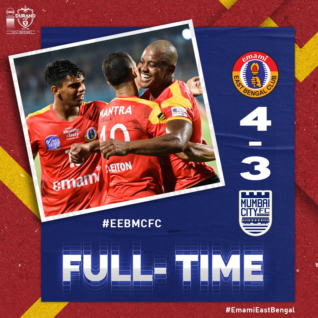 eastbengal_fc's tweet photo. VICTORY! 👊

A brace each by Sumeet Passi and Cleiton Silva powers us to our first win against Mumbai City FC!

The resurgence has begun, #TorchBearers! What a performance by our boys! ❤️💛🔥

এবার বাড়ি ফিরে ইলিশ মাছের ঝোল হবে তো, মশালবাহিনী? 🤩 

#JoyEastBengal #EmamiEastBengal https://t.co/xsOe1VXzKF