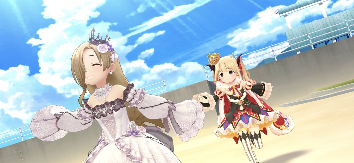 Marchosias_ddjf's tweet photo. デレステのスカウトチケでお迎えした『偉大なる休憩主』の杏ちゃん！衣装がとんでもなく可愛いんじゃ~~~推しの小梅ちゃんと迷ったけど杏ちゃんで。天を仰ぐ可愛いさ…���愛いは罪… https://t.co/vPDSC6xflF