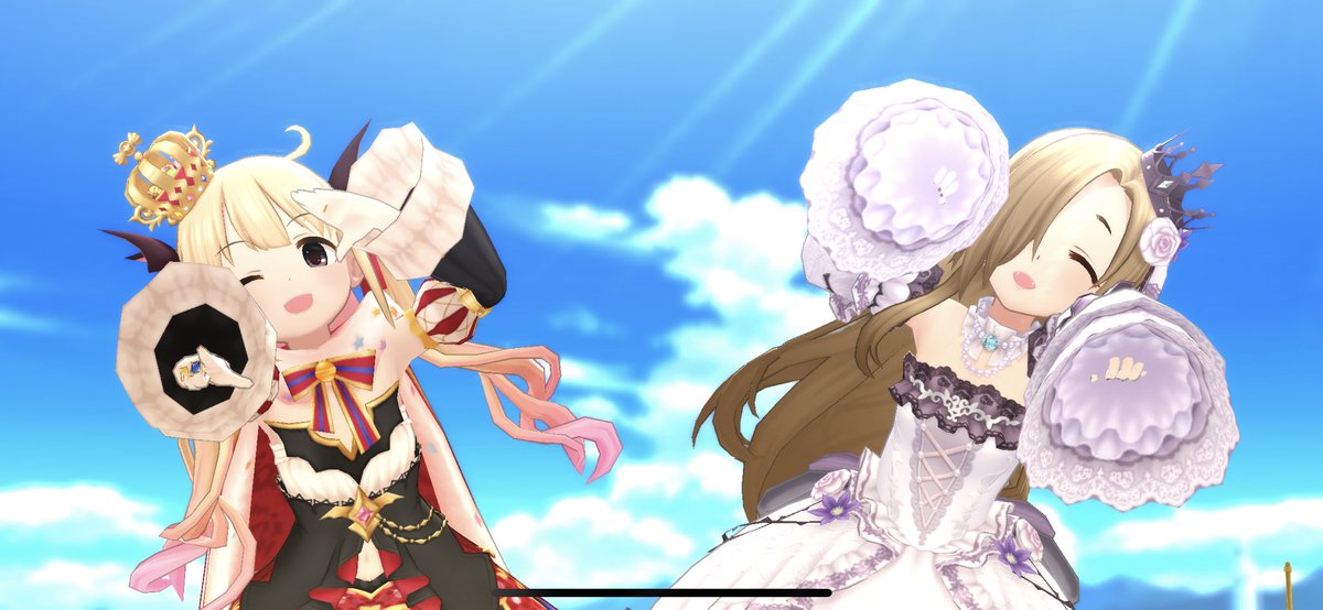 Marchosias_ddjf's tweet photo. デレステのスカウトチケでお迎えした『偉大なる休憩主』の杏ちゃん！衣装がとんでもなく可愛いんじゃ~~~推しの小梅ちゃんと迷ったけど杏ちゃんで。天を仰ぐ可愛いさ…���愛いは罪… https://t.co/vPDSC6xflF