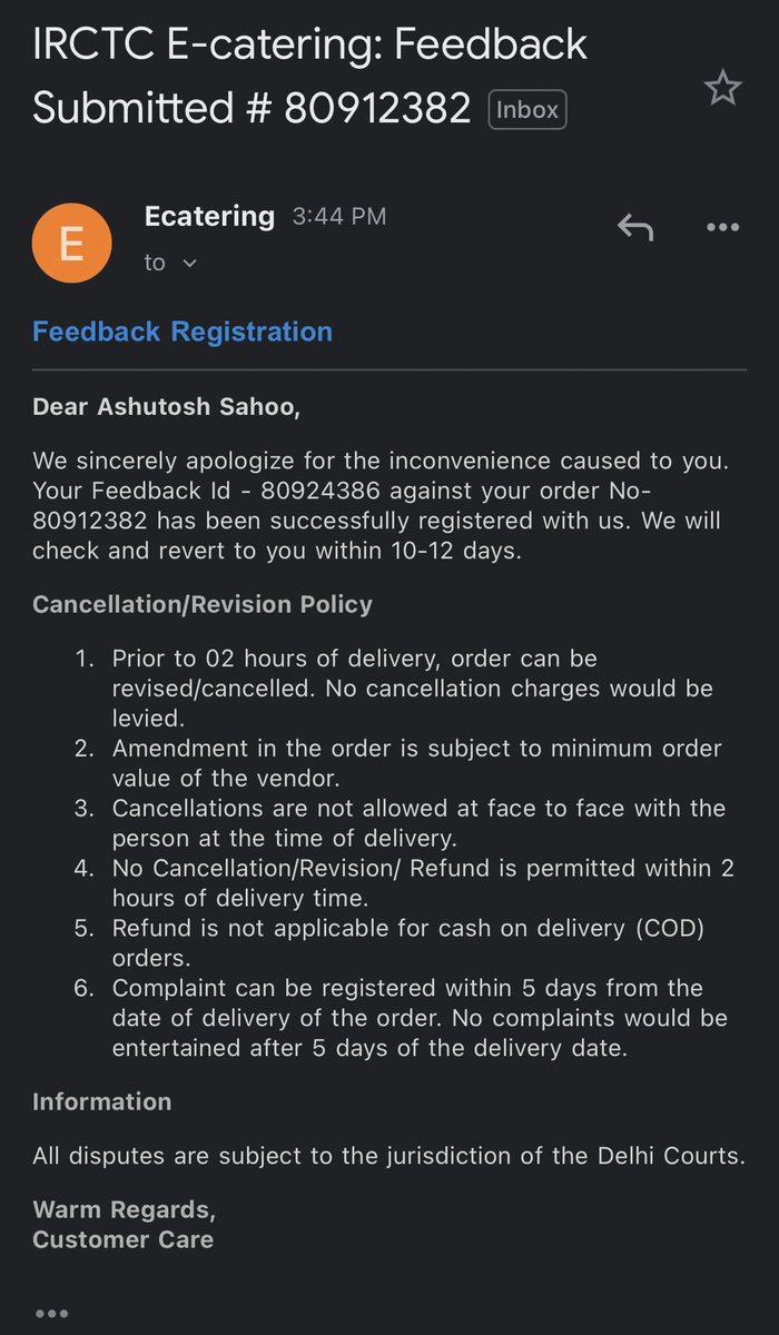 kidbeast05's tweet photo. Did anyone face the same inconvenience? #irctc #IRCTC #railcatering @zook #zook @IRCTCofficial @eCateringIRCTC https://t.co/eR391n6hxO