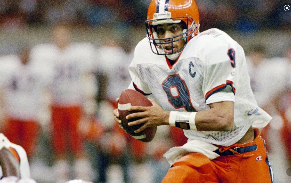 TaylorLaconia's tweet photo. @JackandAngie13 @IMissEricDungey @number1cusefan Heck, I miss Don McPherson, one of the best triple option quarterbacks ever. He should be AD. #FIREBABERS #FIREWILDHACK https://t.co/QPdqhkiFrf