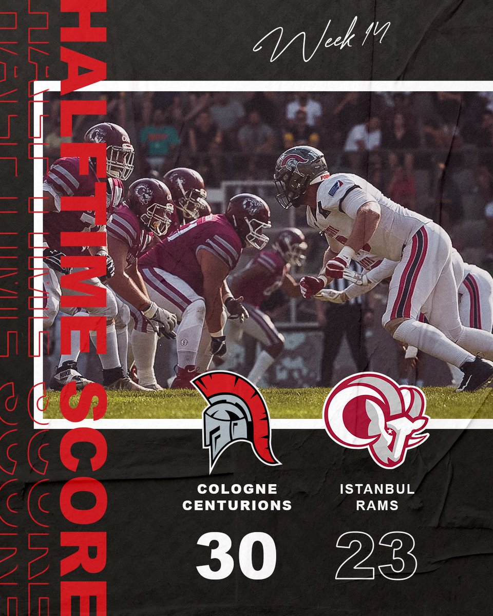 CenturionsCGN's tweet photo. Halbzeit ⚔️🐏 #CCEatIST https://t.co/uEhcSdQZSh