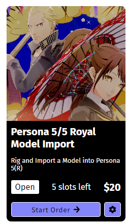 REALMadMax1960's tweet photo. I have a pretty decent schedule now, so I'm opening up persona comms! 

So if you have any persona models you've made or ocs you want made and imported feel free to submit a form! 

https://t.co/v7XoNphqPG https://t.co/fjwmUYP6hK