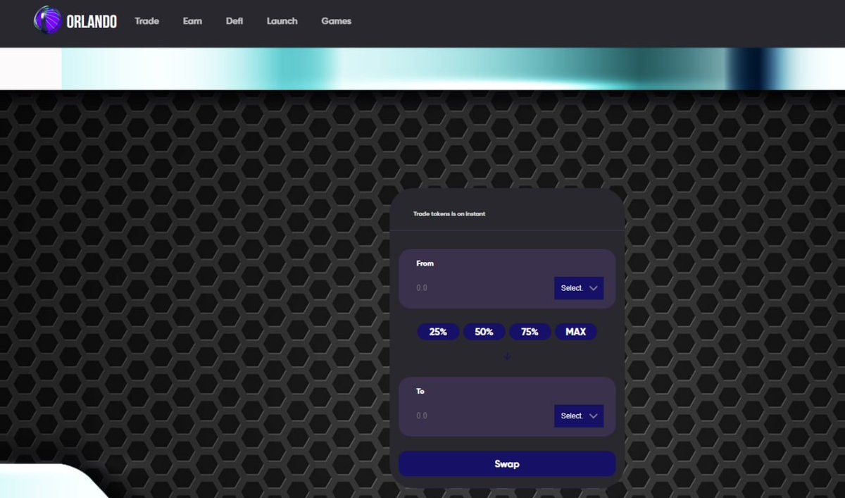 Orlando_Chain's tweet photo. Dex is ready! 🔥🔥
https://t.co/BxfvRz1ALa

Orlando Dex is a decentralized exchange (DEX) with many features : swapping  ,ifo (launchpad) , staking, providing liquidity, and yield farming https://t.co/0XZHk4rzqi