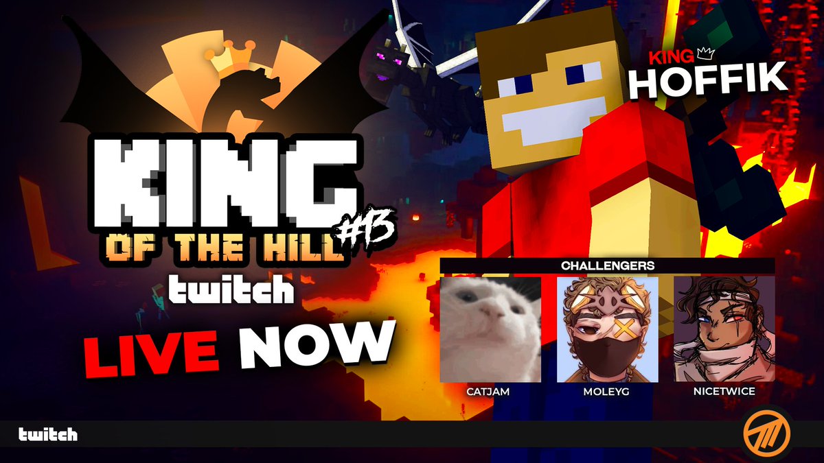 Aaaand we are LIVE with this weekend's King of the Hill! ⛏️💎