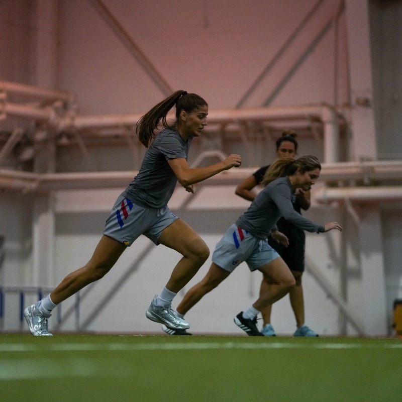 KUWBball's tweet photo. "I missed being here in the facilities. I’m kind of used to my life here, and I was looking forward to coming back."

@ichatzileonti returns from European championships ready for season, via @KUsports