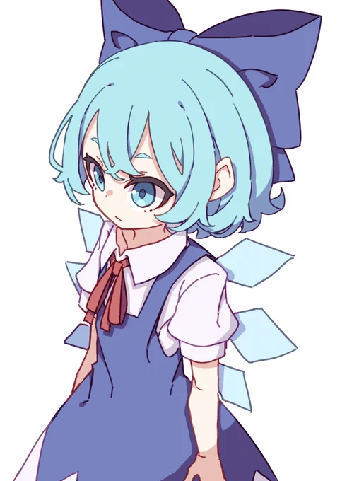 #深夜の真剣お絵描き60分一本勝負 チルノ 