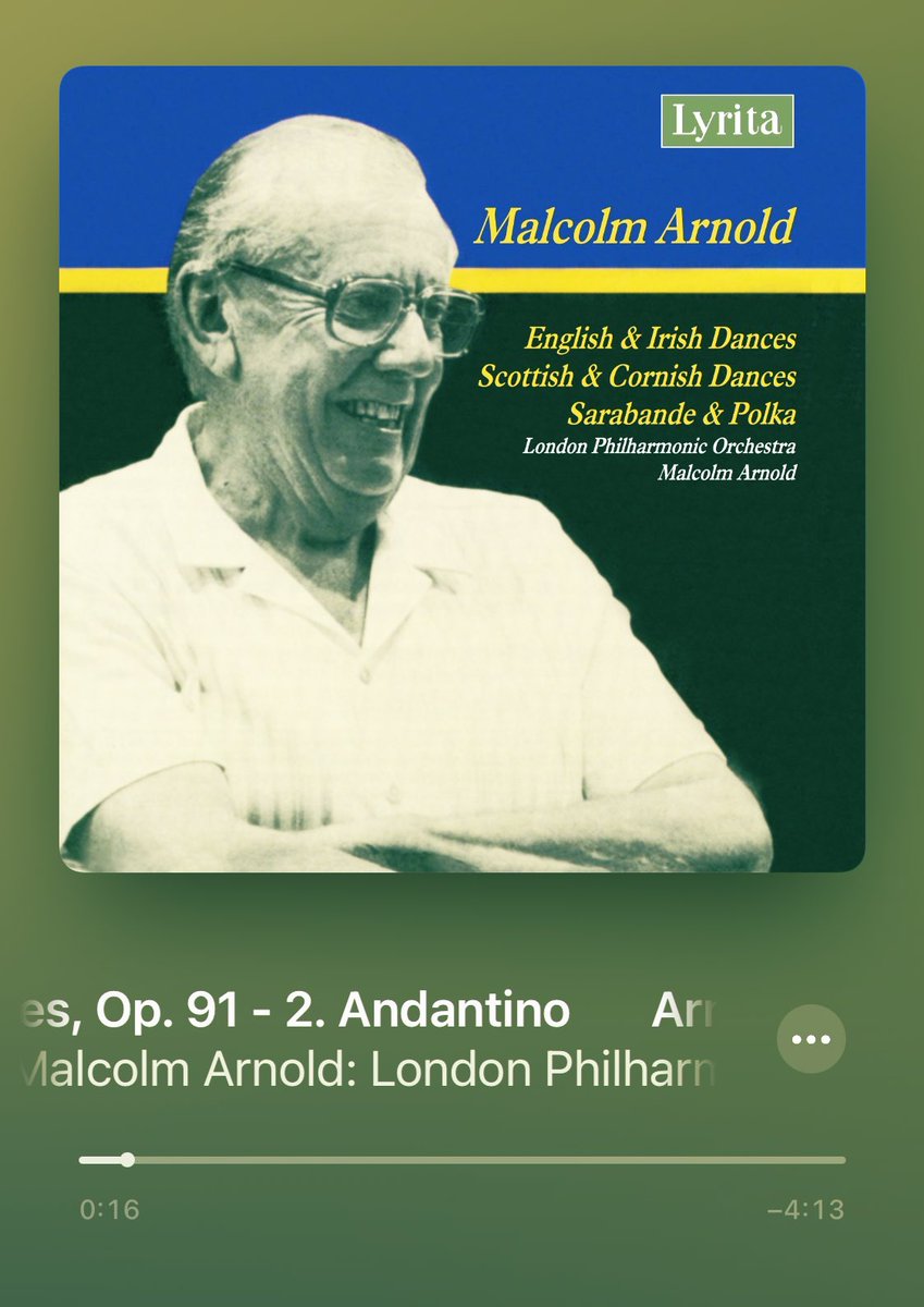 christysnr's tweet photo. There is also such a thing as #LateStyle conducting in #MalcolmArnold
The broad tempo and the spacious/rubato approach to the athematic middle section of the 2nd Cornish Dance takes me (at least) from the stated tin mine pictorial to an altogether darker place https://t.co/3PcjOXThFR