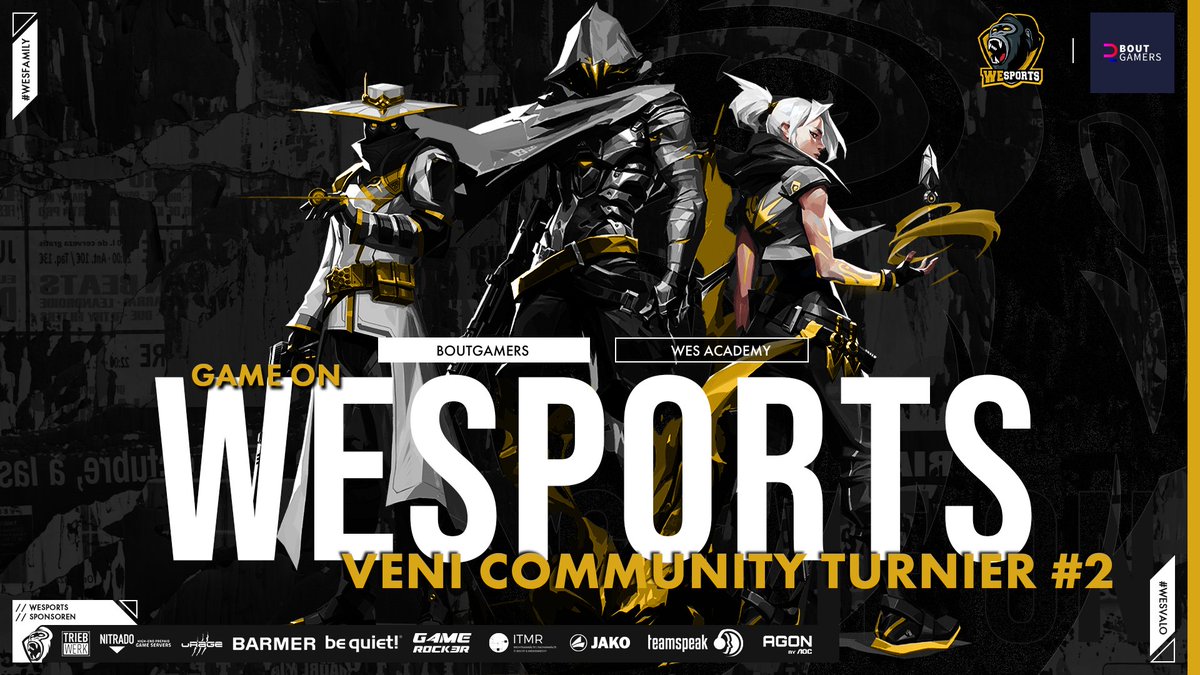 WeSports_Main's tweet photo. VENI COMMUNITY TURNIER #2
@boutgamers_gg | #VALORANT
Lang war es still um unseren ValoBereich - doch heute tritt unser #ACTeam wieder in Erscheinung.
⏰ ab 17 Uhr
⚔️ Überraschung :)
GLHF
#WeSACTeam:
@oonigiriiiii
@FistiKisti
@Saskiawasserfan
@aos_oder_aok
#kodeth
#WeSP0WER https://t.co/C398A7KoJT