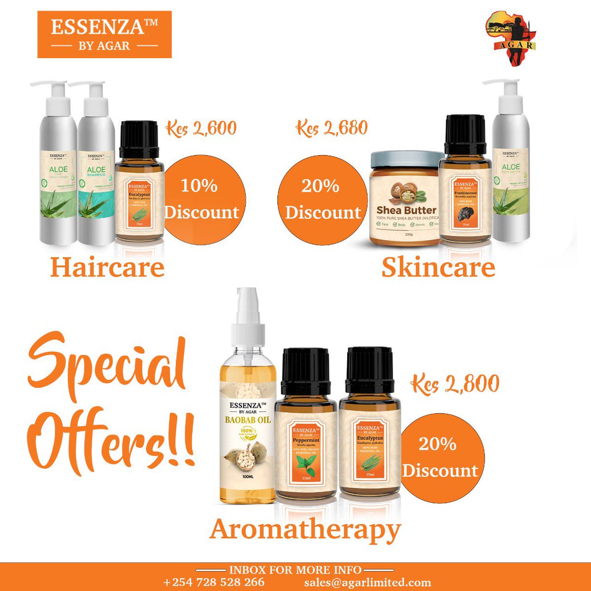 agar_limited's tweet photo. Isn’t it a lovely start of weekend?
We welcome our #offersaturday!
*
You can now choose your favorite product on offer from our various @essenza_by_agar packages; which best suits your daily needs, at a discounted rate.
*
Don’t be left out!
*
#essenzabyagar #offers https://t.co/FA8pvj5psp
