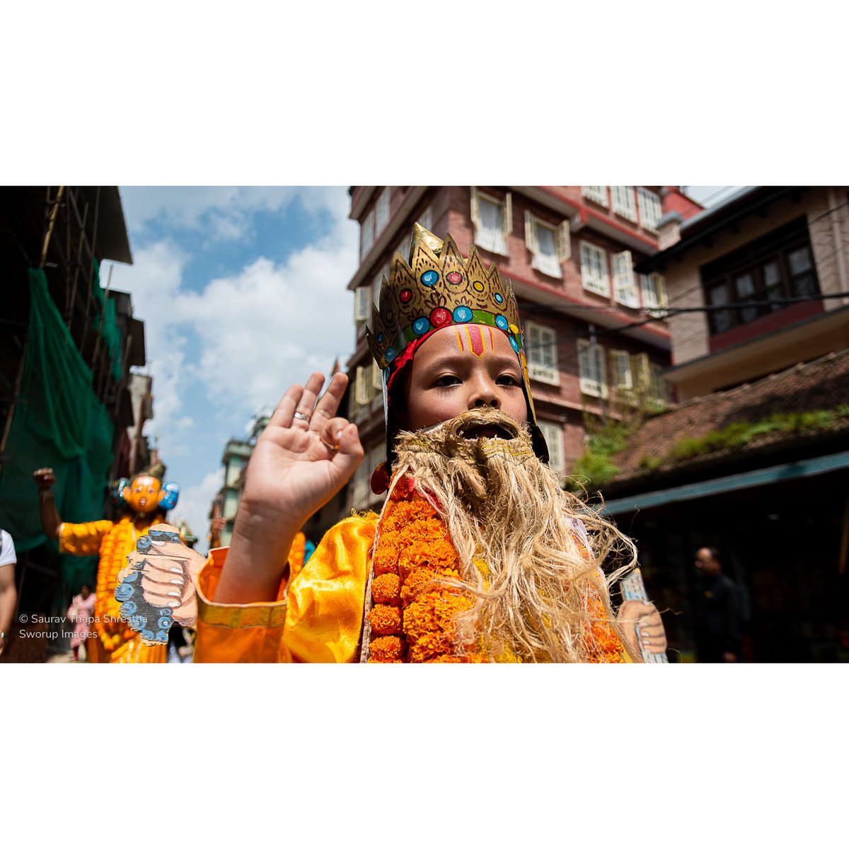sworupsth's tweet photo. The Kartik Naach (Katti Pyakhan) Nagarparikrama is held every six years. All the deities except for Barahi and Narsimha take a parade around the Dabalis in Patan. The Pyakha is a traditional dance performed during Kartik at Patan Durbar Square. #sworupimages
September 3, 2022 https://t.co/rIv9Im7lZX
