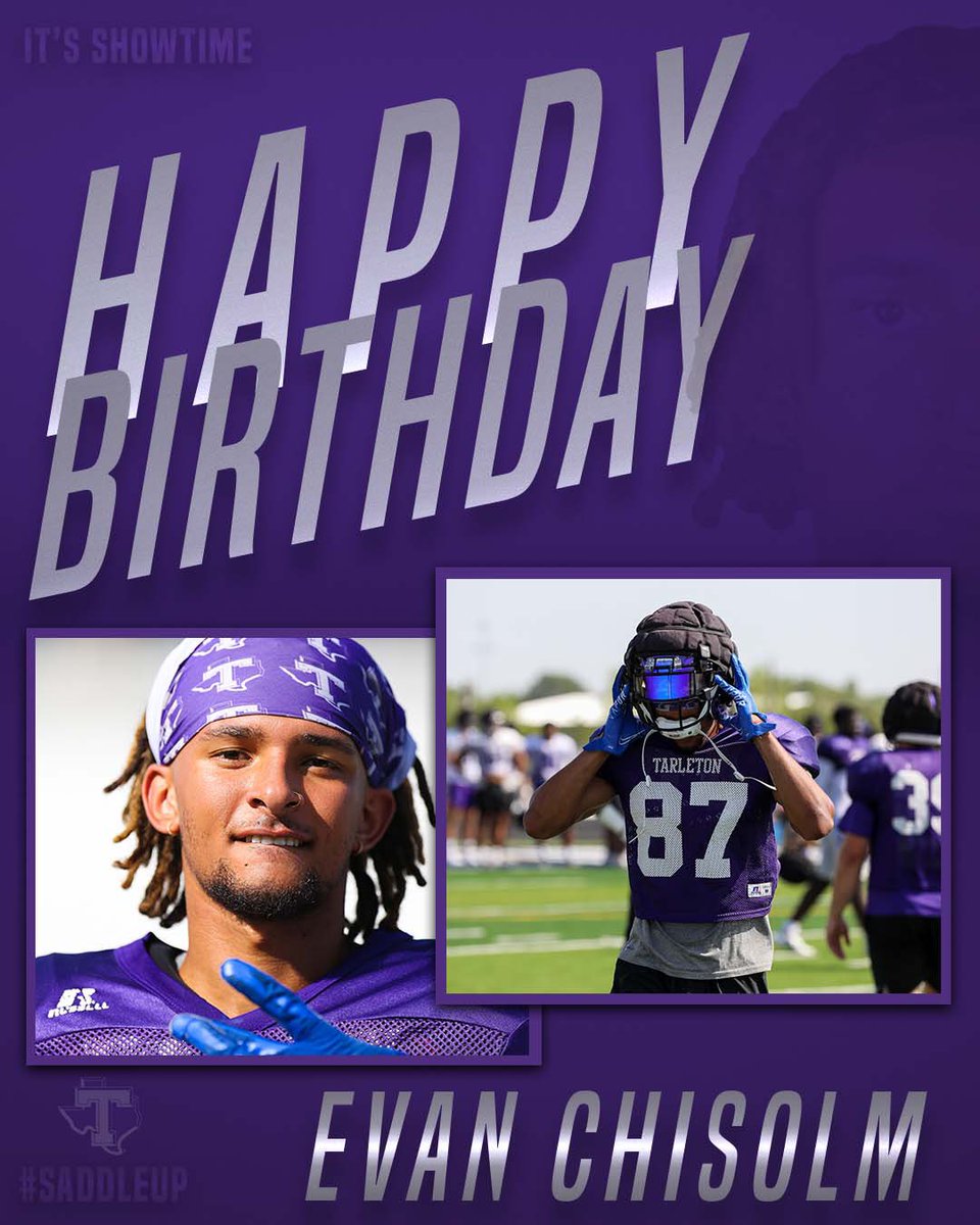 Happy birthday to wide receiver <a href="/EvanChisolm/">1️⃣⚠️</a>!