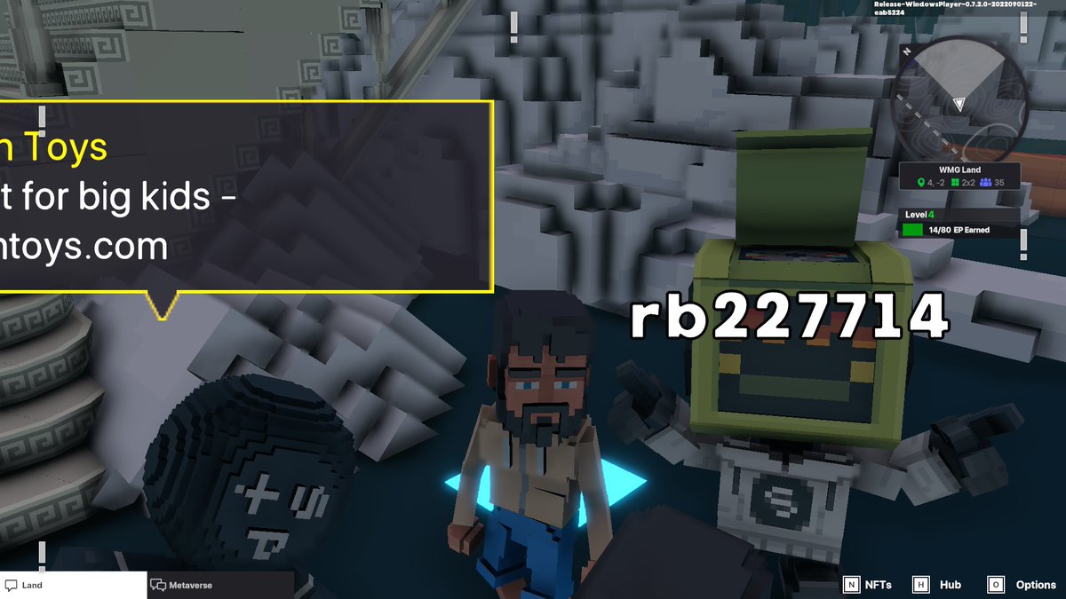 jakeworob3y's tweet photo. @TheSandboxGame @warnermusic I just participated in the #SandboxAlphaS3Giveaway for a chance to win 500 SAND! Found Spinnin Record’s Rog3r, check out my screenshot below!
👇 https://t.co/B7FkPu5cQj