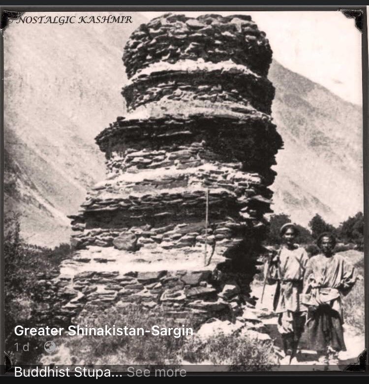 SherBolorShahi's tweet photo. Buddhist Stupa (20 Ft high)
at village Thol Nagar Gilit. 
Sargin Pakistan 
Pic taken 1904 by Sir Auriel stein #🇵🇰 #Shinaka #Nagar #GilgitBaltistan  #Pakistan #Shinaki_Civilisation  #History https://t.co/TSbuHZdCgk
