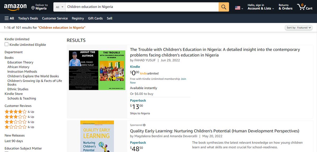 BamanFahad's tweet photo. Hello!
Fellow SDG4 enthusiast., check on the link below
https://t.co/CpN0A4BjOm

guess what you will see?

"The Trouble with Children's Education in Nigeria"

 Ranked Number One at the first page for the keyword "children education in Nigeria"..... 

#sdg4 @ebi_nfts  @KarkaraI1 https://t.co/g3NrS5JNOS
