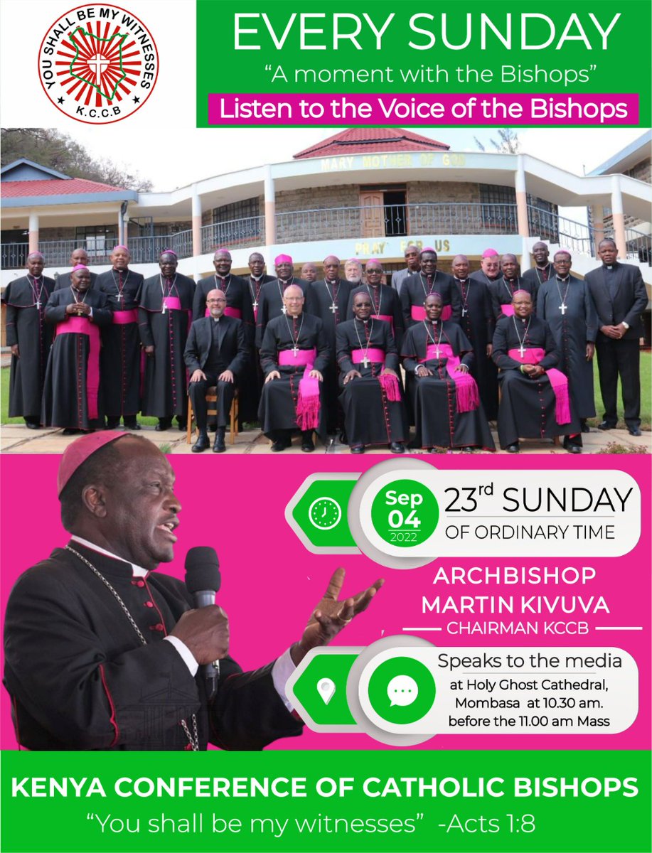 KENYA CONFERENCE OF CATHOLIC BISHOPS(KCCB) tweet media