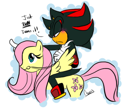 Shadow the Ultimate Lifeform riding Fluttershy from My Little Pony Friendship is Magic, and Sonic the Hedgehog series reminds me of Sherlock Holmes riding a pony (from Sherlock Holmes: Game of Shadows; 2011 film/movie) https://t.co/mQN9rnTgVI