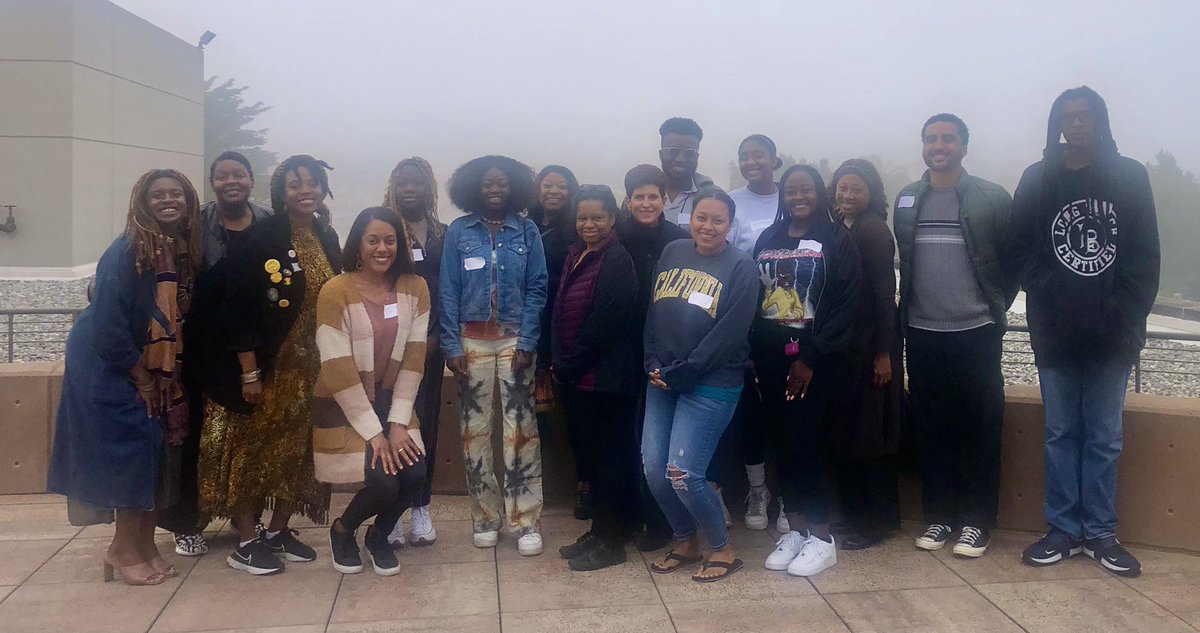 Last Week President Mahoney and the Black Unity Center welcomed the 2022-2023 cohort of Black Graduate students to #SFSU. Karl the Fog enjoyed the gathering too!:-)