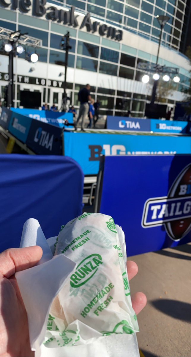 bnemecek92's tweet photo. Breakfast of winners today…#BTNtailgate @Runza https://t.co/Xq5AdUyF31