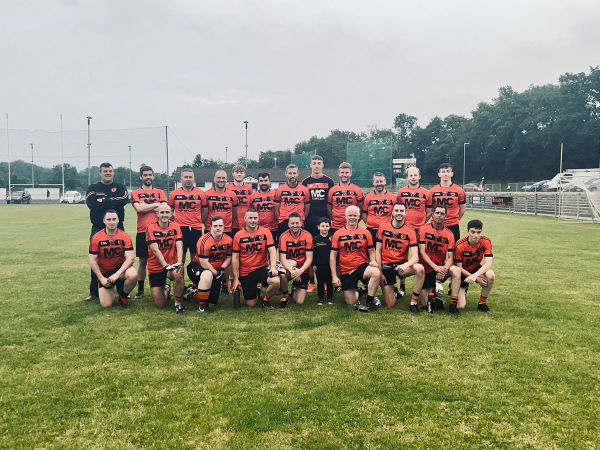 laveygac's tweet photo. proud moment for Lavey last night. Brothers Ciaran and Michael Drumm taking the field against Glen with Ciaran hitting the back of the net in the final minute to secure Laveys victory. Ciaran was wearing the number 15 jersey in honour of godfather Colm McGurk @Doiregaa @UlsterGAA https://t.co/YQkaiu1qB2