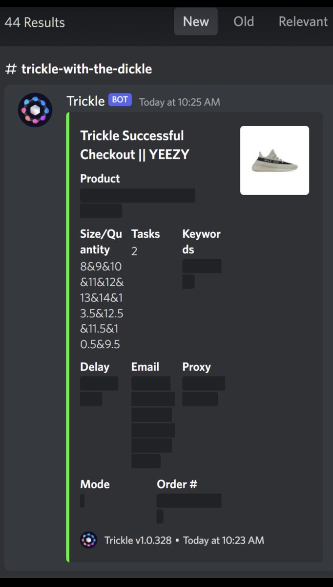 Oof 42 of these bitches @tricklebot don’t stop. Geez started late too. Clean colorway secured some personals too. @xyzproxies @ProxyHeavenio @SparkedProxies