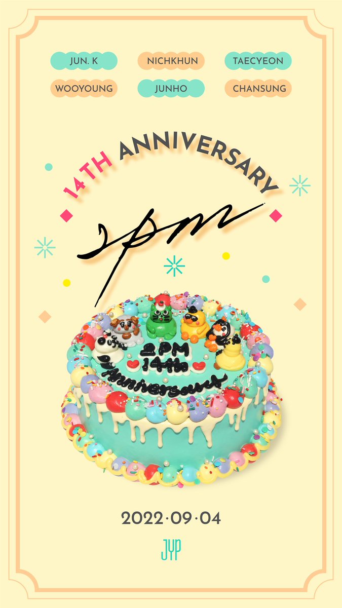 HAPPY 2PM 14th ANNIVERSARY #2PM #HOTTEST #투피엠 #핫티스트 #2PM_14th_Anniversary #내시간은_14년째_투피엠 #14YearsWith2PM