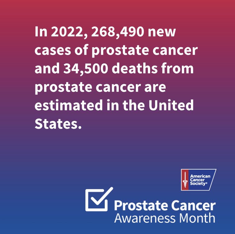 msabcOak_Mac_MI's tweet photo. September is Prostate Cancer Awareness Month. Other than skin cancer, prostate cancer is the most common cancer in American men. About 1 in 8 men will be diagnosed with prostate cancer during their lifetime.  #getscreened #ProstateCancerAwarenessMonth https://t.co/BJhCZEuDDh