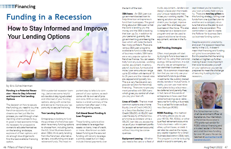 pillarsoffranch's tweet photo. Need to know how to obtain funding in the #COVID recession? Then you need to give this article by Eric Schechterman a read. Click the link below to check out this informative piece from the #PillarsofFranchising magazine!
https://t.co/Y0FHi94DSx https://t.co/WTQ73c7CrL