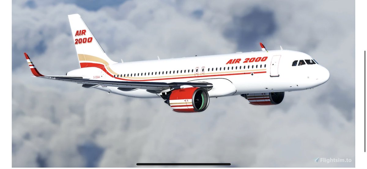 1874fan's tweet photo. @FlightEmergency Air2000 😋 https://t.co/HrisDWsoMN