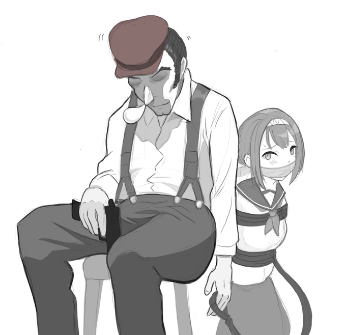 #深夜のDID作品60分一本勝負 

お題「やすみ」

人質の監視に疲れたので、ひとやすみ 