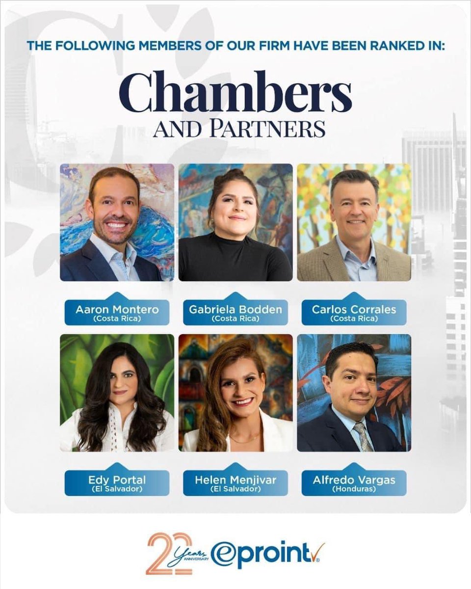 EprointIP's tweet photo. We are proud to inform that once again we have been recognized as a leading firm by the prestigious @ChambersGuides. Thank you to our clients and colleagues for their feedback and recommendations!
#intellectualproperty #chambersandpartners https://t.co/stUNxRXxkI