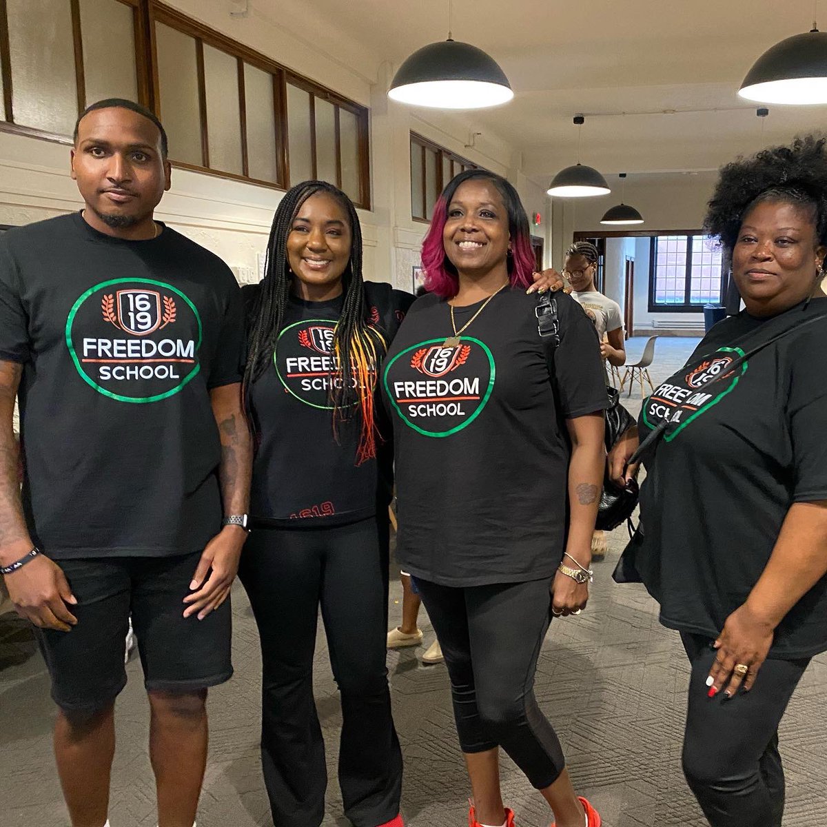nhannahjones's tweet photo. Went back home to Waterloo, IA, to hold the 2nd open house for the @1619FSchool, a free, afterschool Black history literacy program I founded last year. We're enrolling our next class of 4th &amp; 5th graders. Much is hard in the world, but these students fill me with hope and joy. https://t.co/EqeHjBj30N