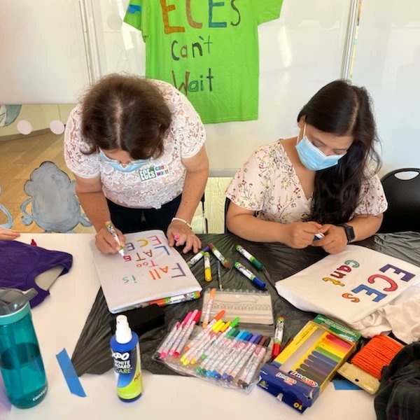ChildCareNowNS's tweet photo. We're encouraged to have joined ECEs both online and in person from across the province this morning as they organize towards a day of action on September 8th to send a clear message to government that ECEs Can't Wait!
#cdnchildcare #nspoli #canlab #thetimeisnow #ecescantwait https://t.co/pCs41zrBjv
