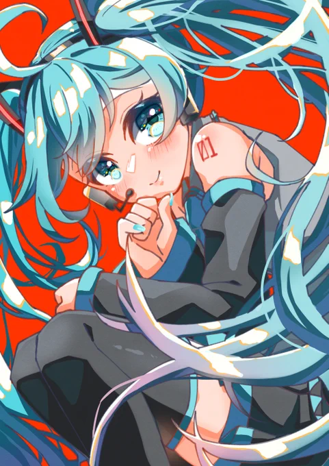 めちゃくちゃ遅刻だけど、お誕生日おめでとうミクちゃん…!#初音ミク #初音ミク誕生祭2022 