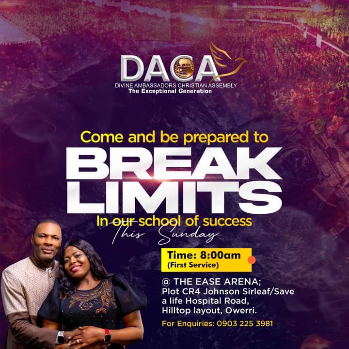 DivineDaca's tweet photo. There are essentially three kinds of limitations everyone is confronted with:
1. Physical limitation, 2. Mental limitation, 3. Spiritual limitation. 
The above are sponsored by certain factors &amp; can keep destinies grounded for years. 
You won’t waste your energy!
In Jesus Name. https://t.co/rSVf99HOrp
