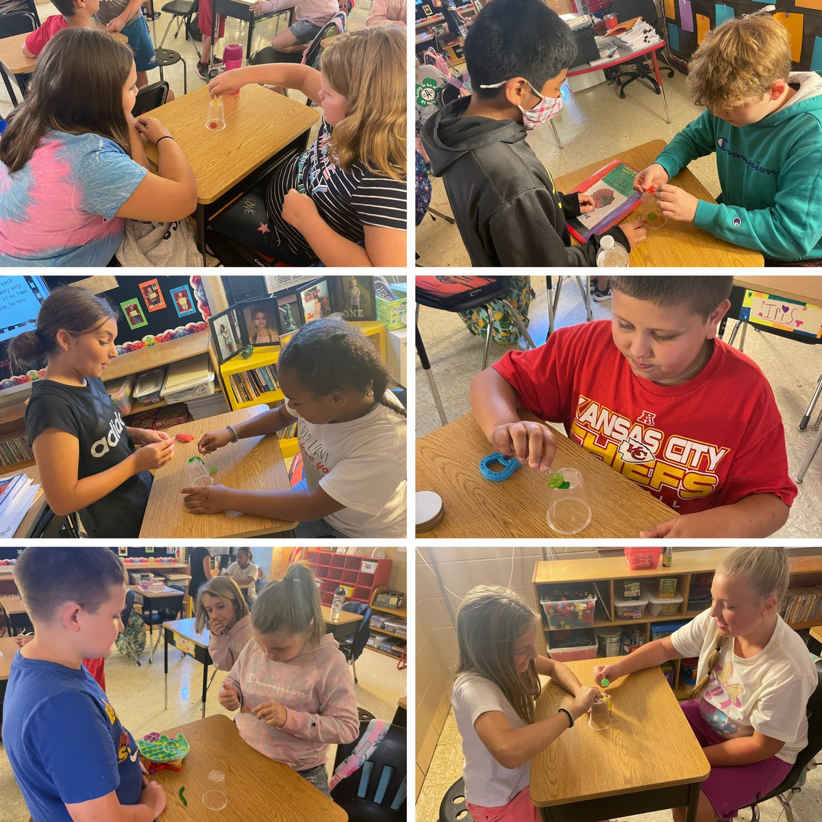 HydeFive5's tweet photo. Mrs. Ziolkowskiβs class had a bit of fun Friday while using some problem solving strategies and critical thinking skills π #savingfred #communitybuilding #problemsolving #funfriday #fifthgrade https://t.co/ytSeAihUUz