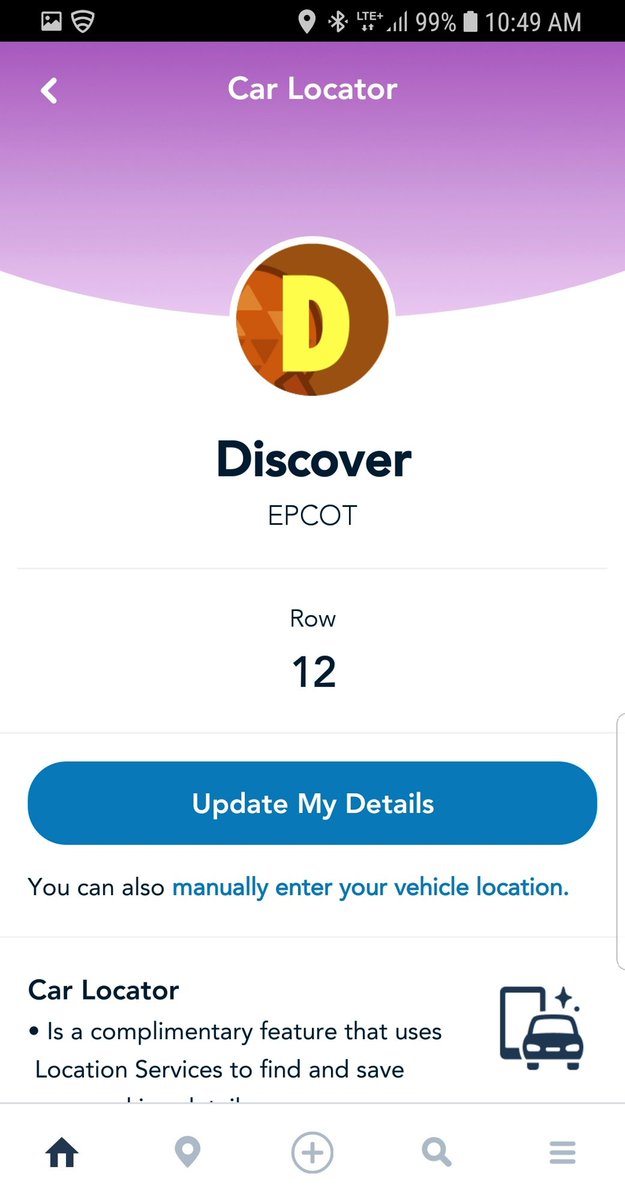 armadillo4's tweet image. The geo-location functionality is pretty good! #themepark #carlocator