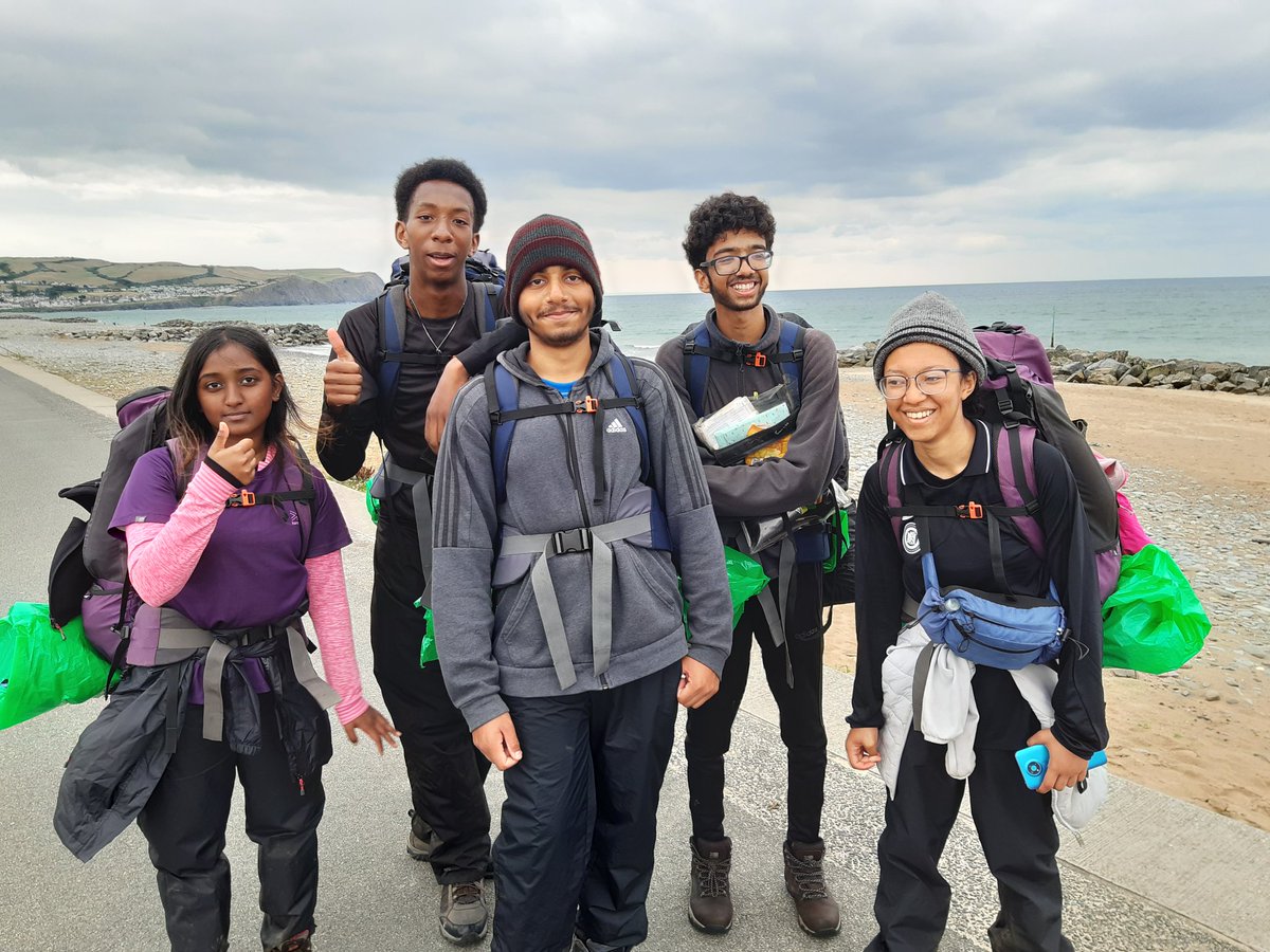 HCACPDofE's tweet photo. Four fantastic teams have arrived in Borth! DofE Gold Qualifying Expedition completed! Many thanks to @expedswales for leading a brilliant expedition. https://t.co/QIolpjADJS