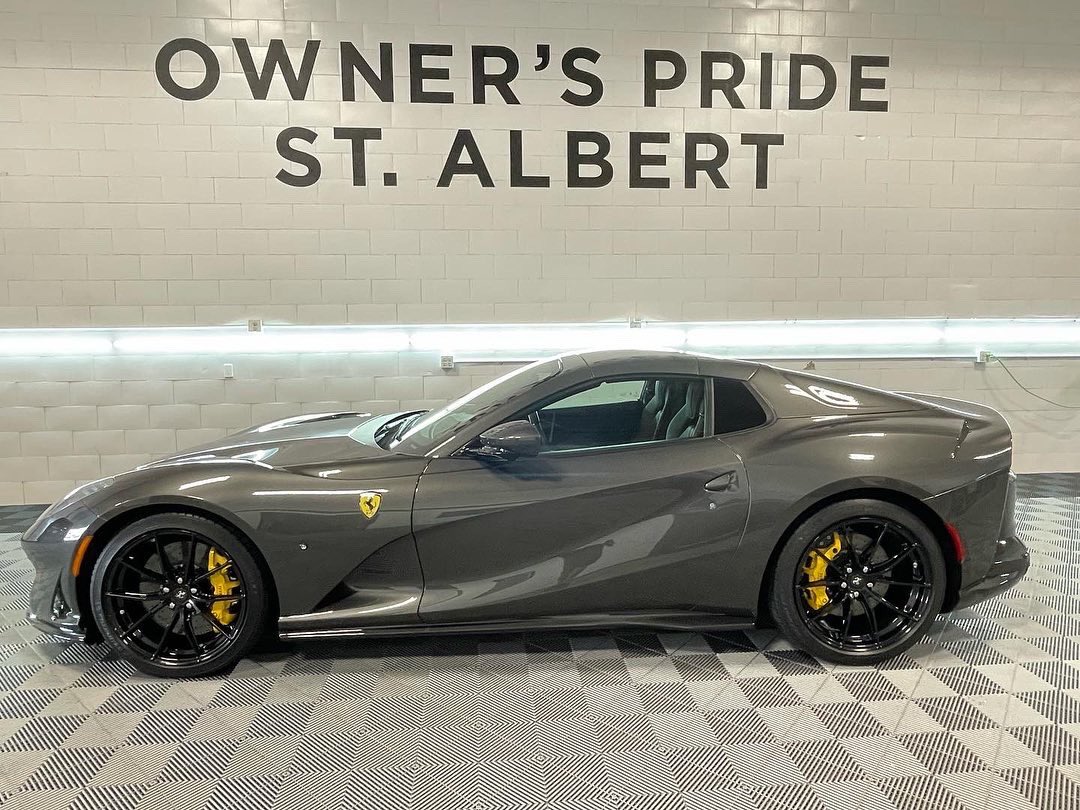 owner_albert's tweet photo. Ferrari 812 GTS came in for a maintenance wash with Owner’s Pride product line for amazing protection. Protect your investment!!
#ownerspride #stalbert #ownerspridecanada #yeg #ferrari #ferrari812gts 
#ceramiccoating #ppf #canadiandetailersofinstagram #bossofgloss https://t.co/qIJ17nSWaz
