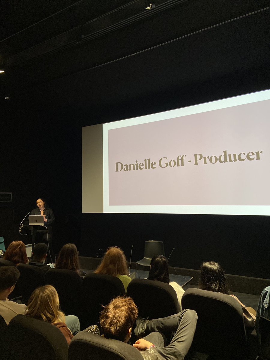 @daniyellegoff shared her journey into film as a working class, mixed race woman. What an inspiration!!!🤩 Thank you for sharing your story and your top tips for success with Film Academy alumni!