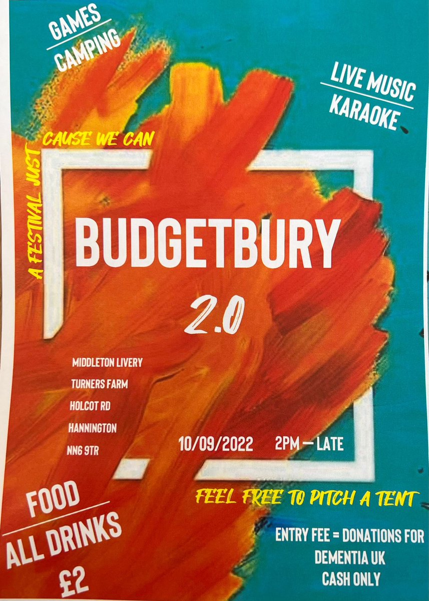 barrel_bbq's tweet photo. Join the festival fun on Saturday 10th Sept support Dementia UK Live Music
All in aid of Dementia UK 
NN69TR 🔥  ✅ 💪 #bbq #smokehouse #barbecue #food  #smokehousebbq #hotdogs #macncheese #budgetbury #budgetbury2022 #budgetbury2 #festival #musicfestival #dementiauk @DementiaUK https://t.co/EgwG525CqO
