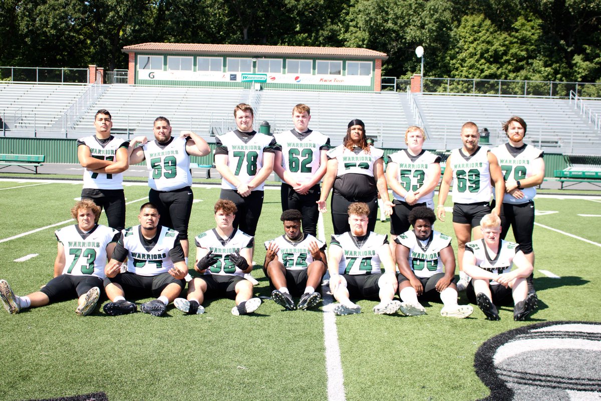 WLC_Football's tweet photo. The OL rocking the road game fit https://t.co/RTKeEuaslq