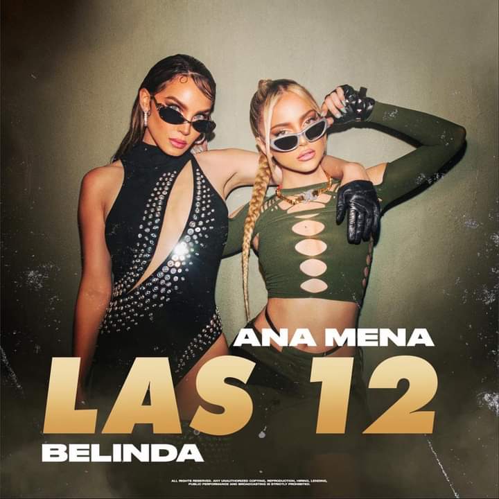 RankingHit50's tweet photo. Ingresa al #Top05 ⬆️
0⃣4⃣ Las 12 (+4) @AnaMenaMusic @belindapop #RankingHit50
Weeks on chart: 11
Peak position: #04
Last week: #08
Weeks at #01: 0 https://t.co/6SxixIp4r3