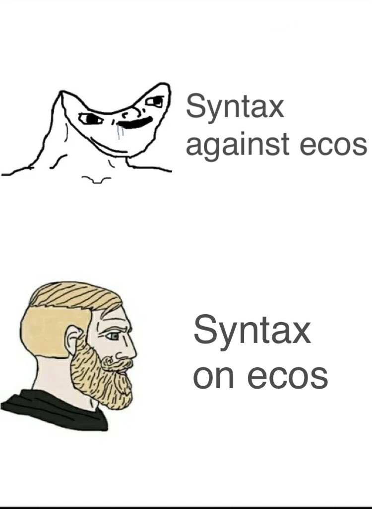 SyntaxVALO's tweet image. Too soon?