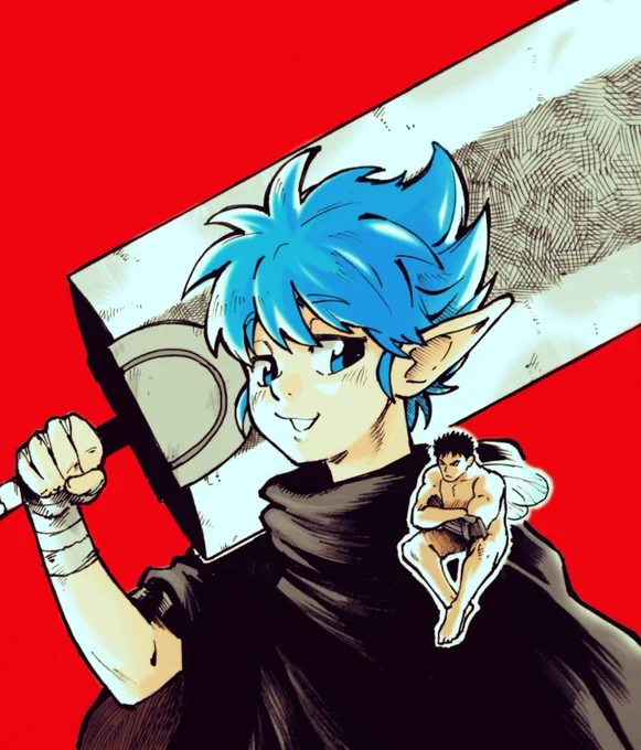 Black swordsman Puck 