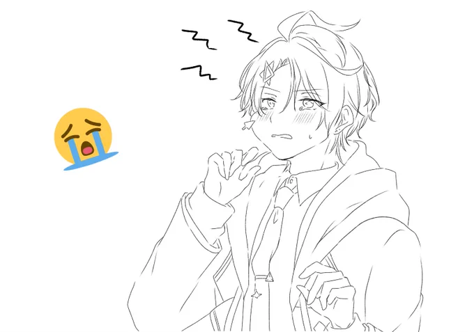 いつもと違うペンで描いてみた 