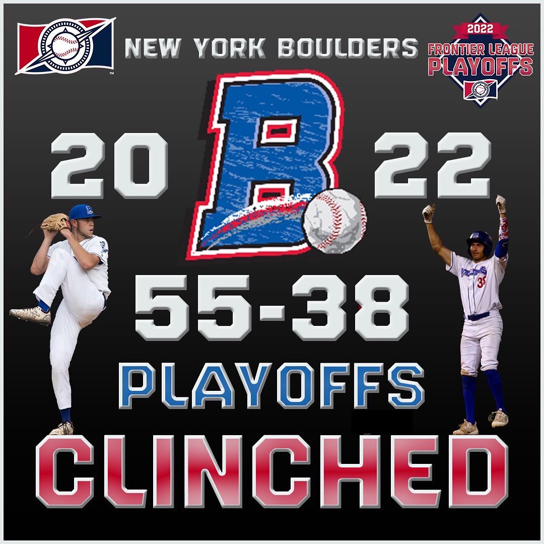 FLProBaseball's tweet photo. A pair of East squads have punched their tickets to Wild Card game! 

#NewFrontier https://t.co/Jayp8anvRl