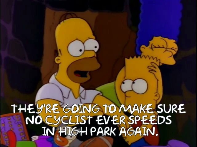 midweekcycling's tweet image. BREAKING NEWS: All the issues in High Park have been fixed thanks to a new sign. Thank you @cityoftoronto @TorontosMayor @gordperks 

[In case you couldn&apos;t tell we were being sarcastic.] 🙄

#bikeTO #ActiveTO