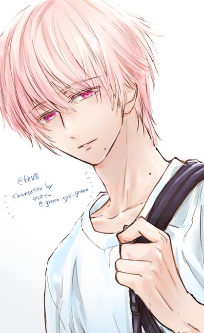 タケオさん 宅の桜哉くんを!!!描かせていただいたよ!!!!めちゃ楽しかったです…!!!ご本家様がほんと…ほんと素敵だから見て…ご本家を……… 