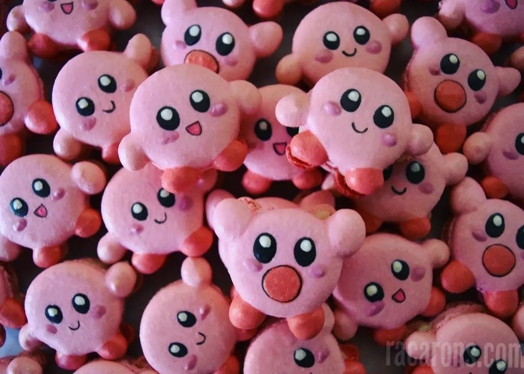 racarons's tweet photo. An invasion of Kirbys! 
(づ｡◕‿◕｡)づ https://t.co/ykZPYPYEQp